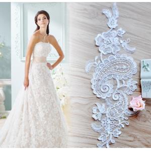 Apparel  Accessories Ivory  Embroidery  Lace Applique for Bridal Dress