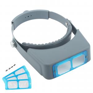 Binocular Glass Jewelry Accessories Tools Magnifiers Double Lens Reading Head Wearing