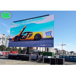 high definition 1/8 scanning fixing installed outdoor full color p6 led billboard