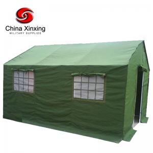 China Relief Tent Polyester Canvas Waterproof 10 Man Military Tent for Outdoor supplier