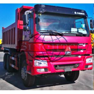 China HOWO Utility Dump Truck 10 Wheels 6x4 Driving Type Square Shape / U Shape Body supplier