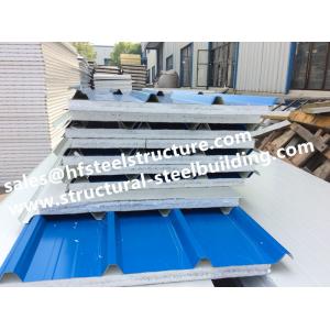 Fireproof Cold Room Insulation Panel And Insulated Roofing EPS Sandwich Panels Width 1150mm