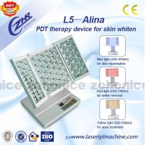 China PDT LED Skin Rejuvenation Machine With 3 Colors For Acne Pigment Treatment supplier