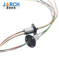 China 12.4mm Miniature 6 Wires Capsule Slip Ring Definition for Electrical Test Equipment on sale