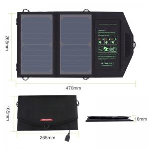 China Outdoor Folding Solar PV Panel Mobile Phone Charger Portable 5V 10W 300g supplier