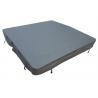 China Spa Accessories Rectangle Hot Tub Spa Covers In Grey Color For Outdoor Spa wholesale