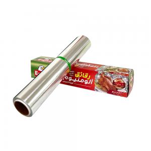 China Household Food Grade Aluminum Foil for Customized Width BBQ Grilling and Kitchen Logo supplier