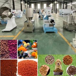 Pet Food Processing Machines Dog Food Machine Floating Fish Feed Production Line Quality Animal Feed Processing Machine