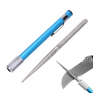China Pen Shaped Diamond Sharpening Rod , Custom Garden Shears Sharpening Tool supplier