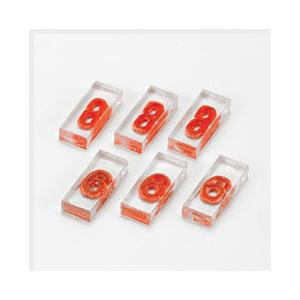 Acrylic Lead Letters For Xray Markers 17.2x6.8x3.4 Mm Multi Size Can Be Available