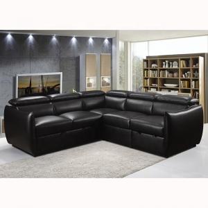 Customized L shape Luxury living room sofa sectional furniture European leather sofa set Modern sleeper sofas bed