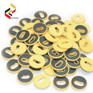 China Professional wholesale PPS ABS washable HF button NFC laundry tag Water Proof Laundry RFID Coin Tag supplier