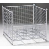 China Warehouse IBC Metal Cage Wire Storage Cage 800kg Load Weight Stackable Boxes for sale