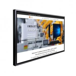 China 55 inch Infrared Touch Screen Monitor Display Wall Mounted LCD Capacitive Touch supplier
