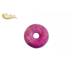 China Small  Custom  Bath Bombs / Donuts Shaped Organic Sap Bombs  With Candy / Gold Power On The Top supplier