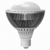 7W PAR30 E27 High Power LED Bulb Light with 700lm and Fin Heatsink Pure Aluminum