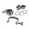 China ISO 2852 Sanitary Stainless Steel Tri Clamp Fittings , Pipe Clamp Coupling For Food Industry wholesale