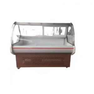 Sliding Door Deli Display Freezer 1.5m 2m 2.5m Stainless Steel Meat