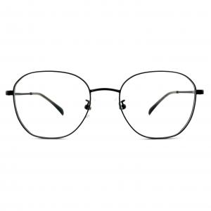 FM2590 Executive Optical Metal Frame Full Rim Round Customized Eyewear