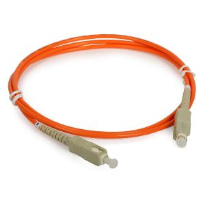 China SC UPC Orange Aqua Fiber Optic Patch Cord Test , LAN Patch Cord wholesale