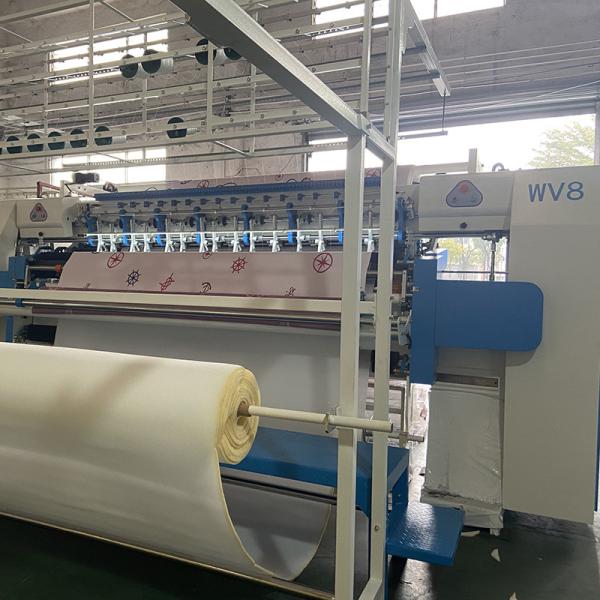8KW Automatic Computerized Quilting Machine  80mm Thickness Mattress Border Machine