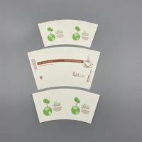 China Good Toughness PE Paper Cup Fan Water Take Away Food Boxes Printed on sale