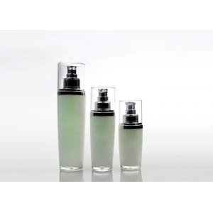 China ISO9001 New Style Low Price 30ml 50ml 120ml  Green Electroplating Plastic Lotion Bottles Airless Lotion Bottles supplier
