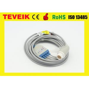 China Teveik Medical Mindray Round 12pin 5Leads ECG Cable For Beneview T8 Patient Monitor supplier
