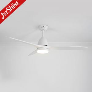 China 38W 3 Blades Remote Control Ceiling Fan With Dimmable LED Light supplier