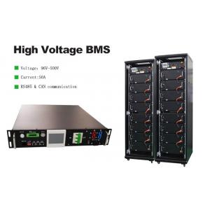 China 96S BMS Battery Management System Lifepo4 BMS 120V 144V 192V 240V 384V 480V 50A Relay BMS With RS485 CAN Communication supplier