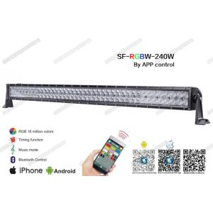 41.5" 240W Straight RGB LED Light Bar , Flood / Spot / Combo Beam 5D LED Light Bar 3w