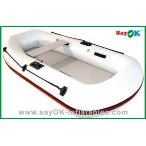 Heat Sealed 0.9MM PVC Inflatable Boats For Adults , Water Toy Boat