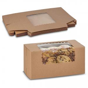 China Hand Length Handle Bump Process Cake Box for Western Snacks and Bakery Packaging supplier
