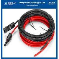 China Cu 4mm Photovoltaic Solar Cable Certified Pv1-F Flexible Tinned Copper 1kv Ac / 1.5kv Dc on sale