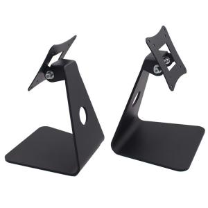 China Desktop TV Monitor Stand Height Adjustable 5mm Cold Rolled Steel Plate supplier