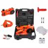 Car Charger 12 Volt Electric Hydraulic Jack Kit Electric Impact Wrench Tool Set