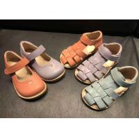 China First Layer Cowhide Leather Baby Walking Shoes on sale