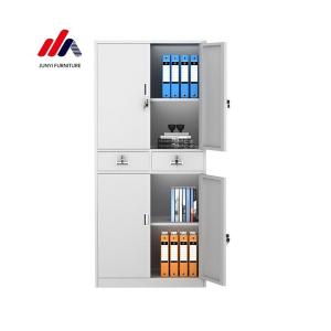 10 Filing Cabinet for Office Metal Cabinet Iron 2 Doors Steel Cupboard File Mesh Cabinet