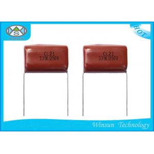 Self - Healing Property High Voltage Pulse Capacitor CL21 225J 250V Epoxy Resin Sealing