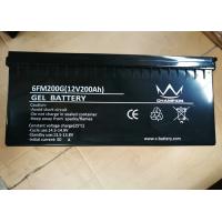 China Lead Acid 12 Volt Gel Cell Battery , Solar Power 200ah Gel Battery on sale