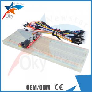 830 Points Breadboard + MB102 5V/3.3V Power Module+65 pcs Jumper Wire for Arduino