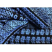 China Lycra Material Performance Knit Fabric , Digital Printing Sport Knit Fabric on sale