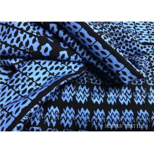China Lycra Material Performance Knit Fabric , Digital Printing Sport Knit Fabric supplier