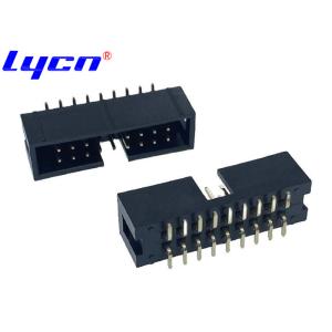 China Cabo para embarcar o tratamento de superfície do chapeamento do passo PA9T do conector 2.54mm do encabeçamento da caixa supplier