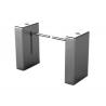 Office Entrance Drop Arm Turnstile SS304 Stainless Steel Half Height With Alarm