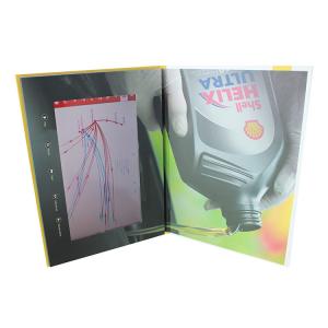 China Video IN Folder 10.1 inch 4GB memory video brochure card with touch screen  USB cable free provided supplier