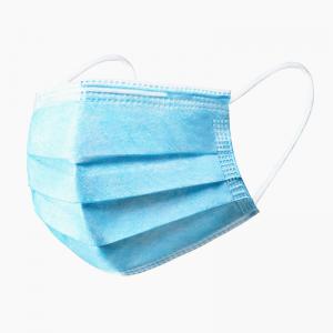 China 3 Ply PP Non Woven Filter Fabric Earloop Medical Face Mask supplier