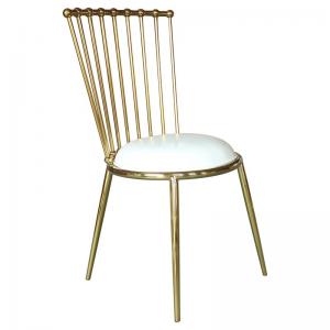 Elegante silla de boda de venta caliente sillas de comedor de diseño de cuero