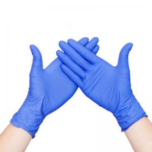 Blue Green Disposable Medical Gloves Disposable Surgical Rubber Gloves