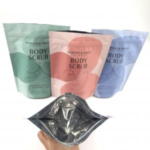 China Stand Up Body Scrub Bag Customizable Cosmetic Packaging Bag with Various Sizes supplier